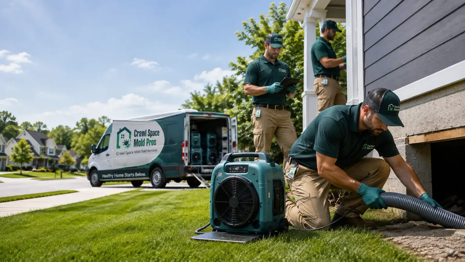Crawl Space Mold Removal in Tower Hill, IL